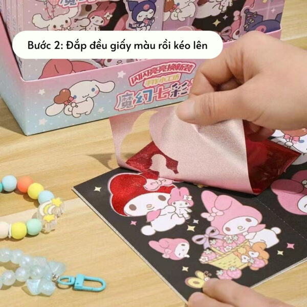 Tranh Dán Giấy Màu Sanrio