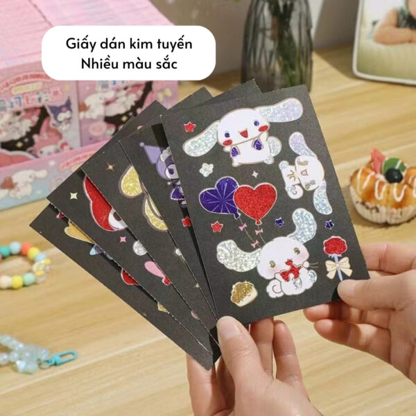 Tranh Dán Giấy Màu Sanrio